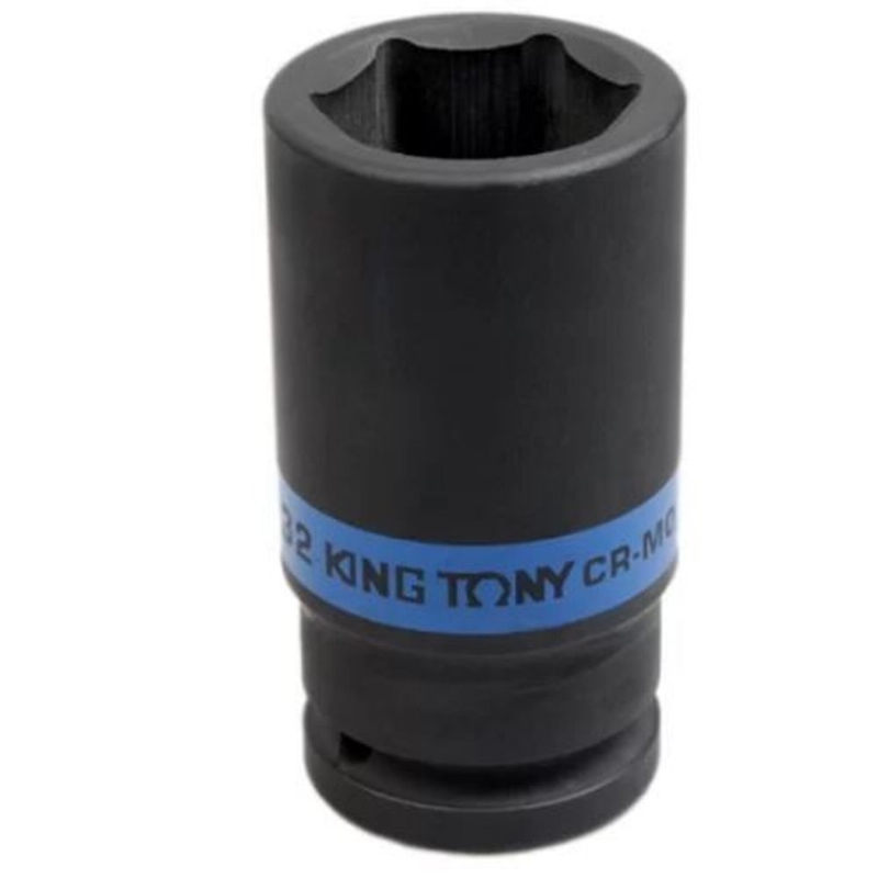 Foto Soquete de Impacto Longo 22MM - 3/4 KING TONY 643522M