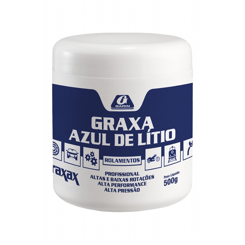 Foto GRAXA AZUL DE LÍTIO 500G GARIN GAP-500