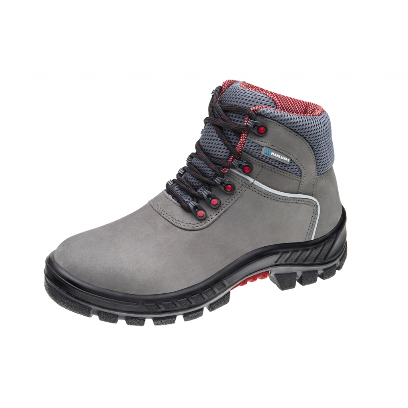 Foto Bota Cadarço Couro Nubuck Cinza N39 75BPR29-MSC-BP Marluvas  700348-39