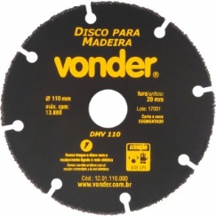 Foto DISCO PARA MADEIRA 110 MM DMV 110 VONDER 1201110000 mg